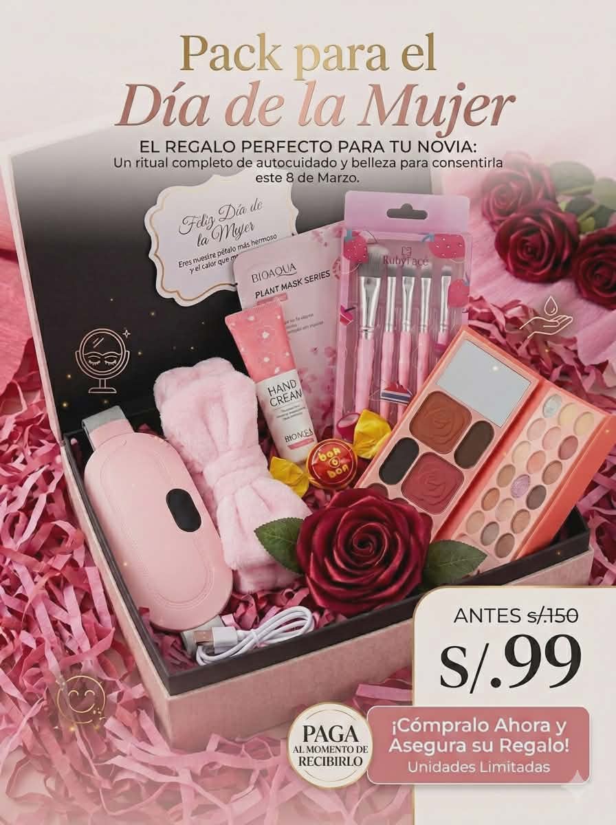 🎀PACK Para el Dia de la Mujer – Cinturon termico Alivio Rápido y Portátil🌸 + KIT